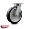Service Caster 8 Inch Kingpinless Rubber on Aluminum Wheel Swivel Top Plate Caster SCC SCC-KP30S820-RAR - alternate 5